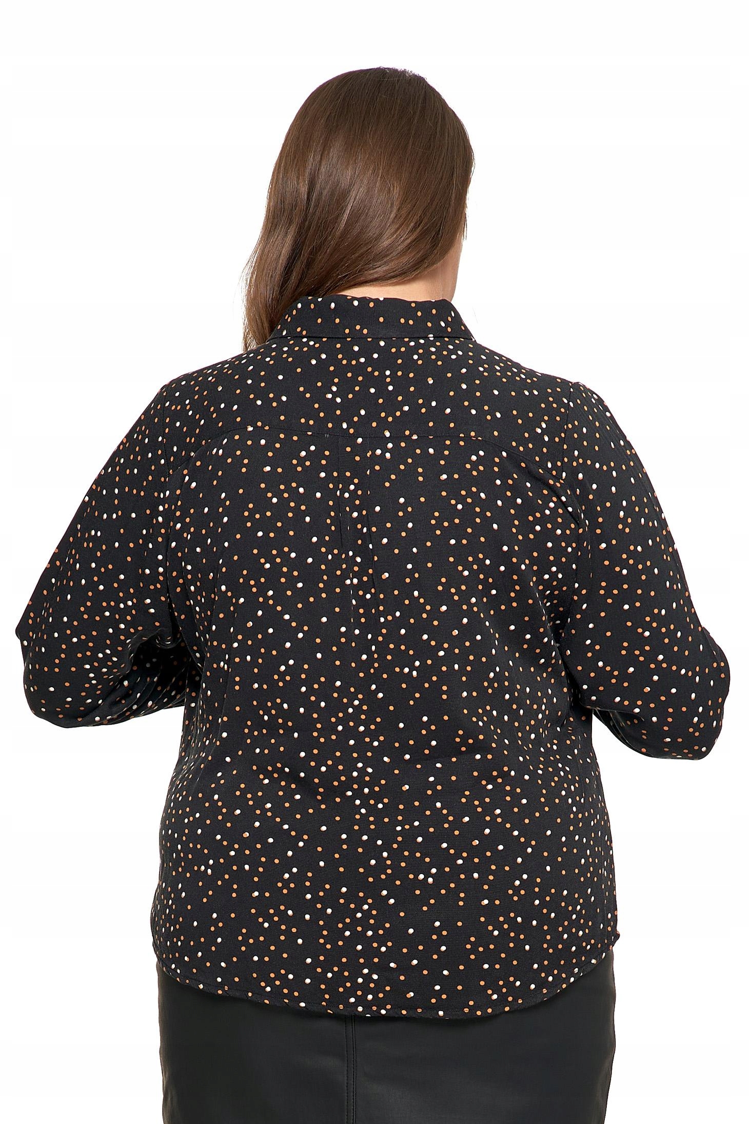Koszula Damska w Groszki Elegancka Klasyczna Przewiewna z Wiskozy MORAJ M Kod producenta OKD3300-002