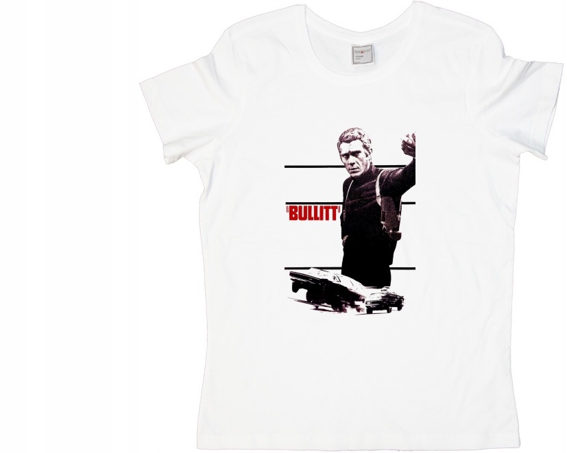 

Koszulka Damska Lub Męska Bullit Steven Mcqueen