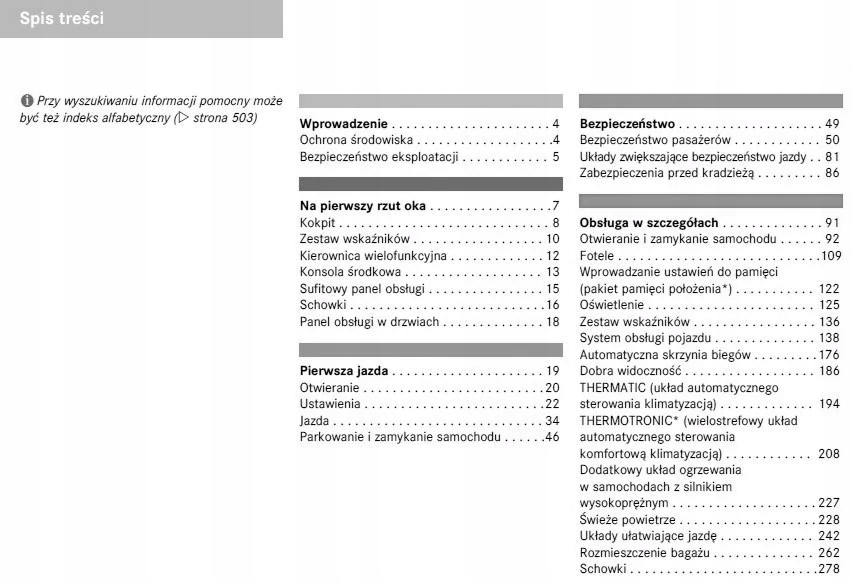 Mercedes R Klasa 2005-2009 Instrukcja Obsługi Tematyka Samochody osobowe