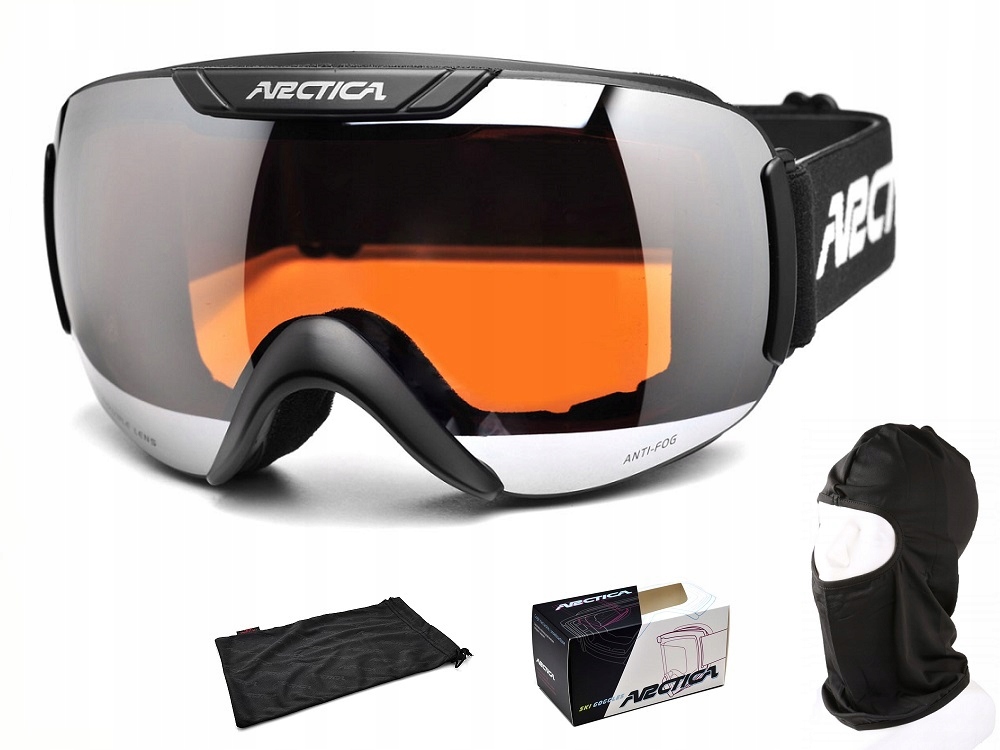 Lyžařské brýle Arctica G-117 Dvojité Sklo Anti-fog Uv Filtry