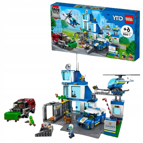 stavebnice Lego City Policejní stanice Policista Komenda Město 60316 Dárek