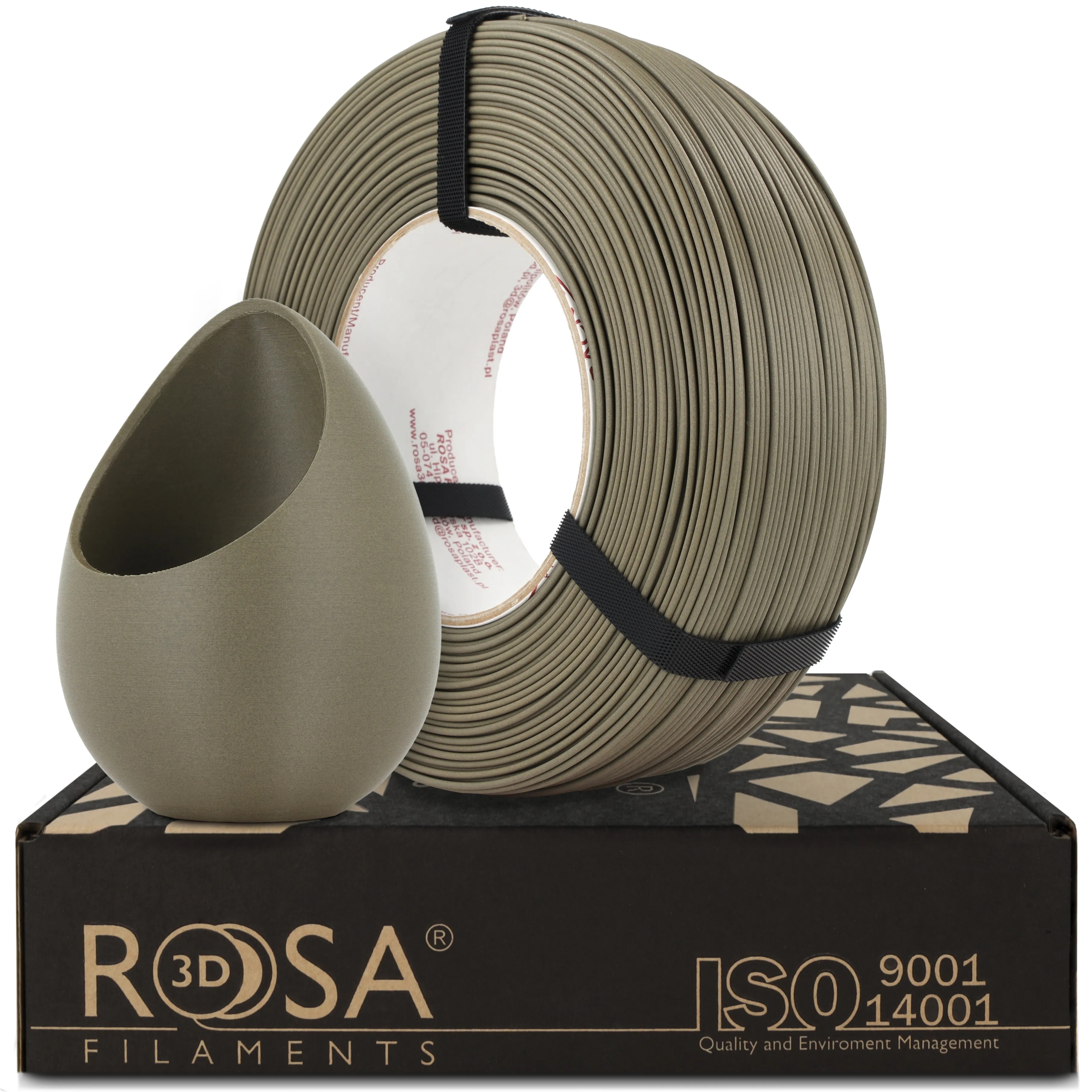 Filament 3D ReFill Pla-cf Matt Olive Brown 1,75mm