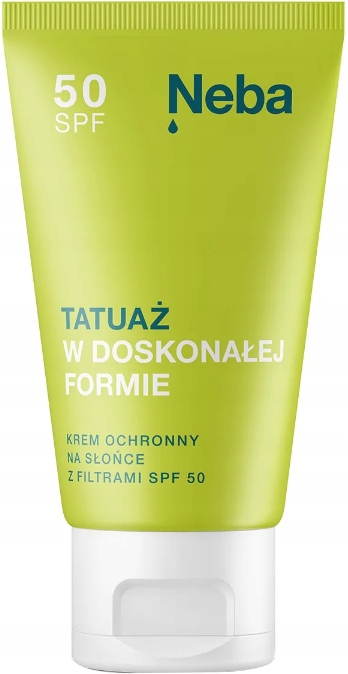 NEBA MASŁO do pielęgnacji TATUAŻU ANANAS 100 ml TATTOO BUTTER i KREM SPF50+ Marka Neba