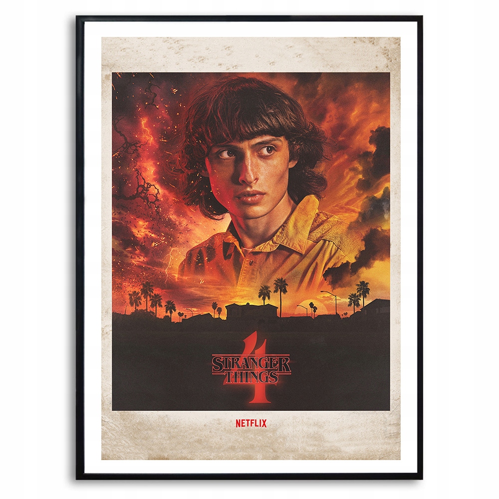 

Plakat 32x44,5 Serial Stranger Things Dużo Wzorów