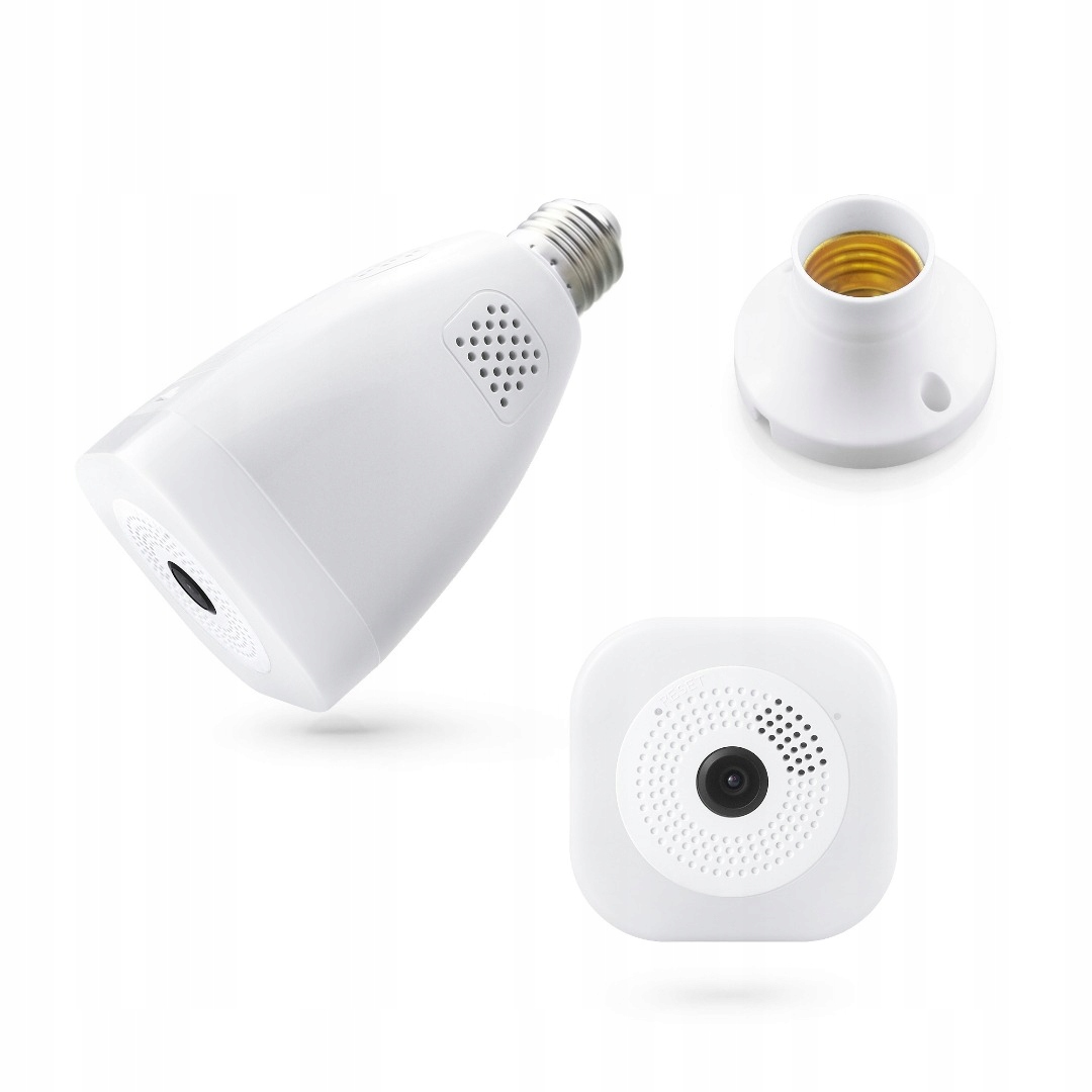 KAMERA ŻARÓWKA E27 IP WIFI FULL HD 3MPX LED 360° Model F30A