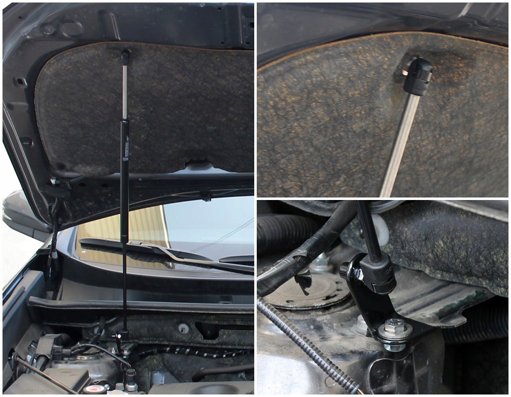 Silownik maski zestaw Toyota Rav 4 IV 2012 Part number rav4 4