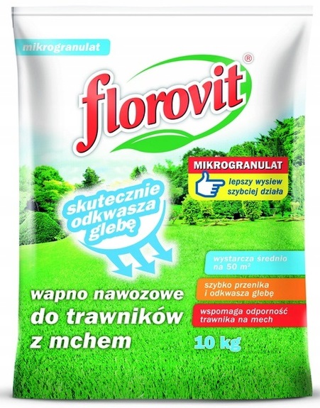 

Florovit wapno do trawników z mchem worek 10kg