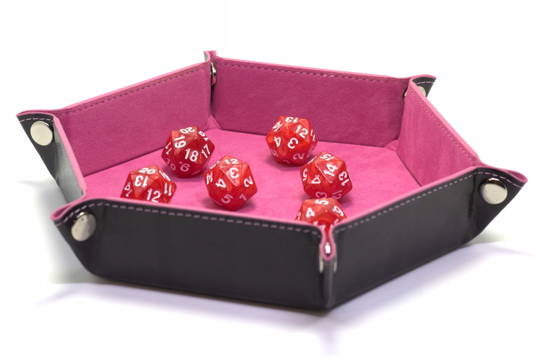 ZESTAW 5 KOSTEK K20 RPG Z PIEKIEŁ KOŚĆ DWUDZIESTOŚCIENNA Producent RGFK