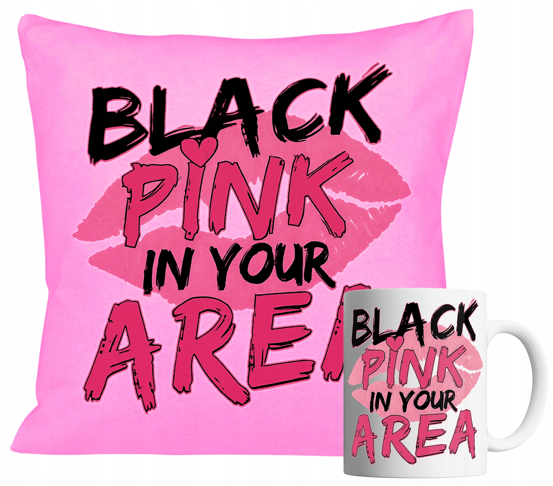 Set Hrnek A Polštář Růžový Blackpink, Hudební Skupina Kpop Jméno