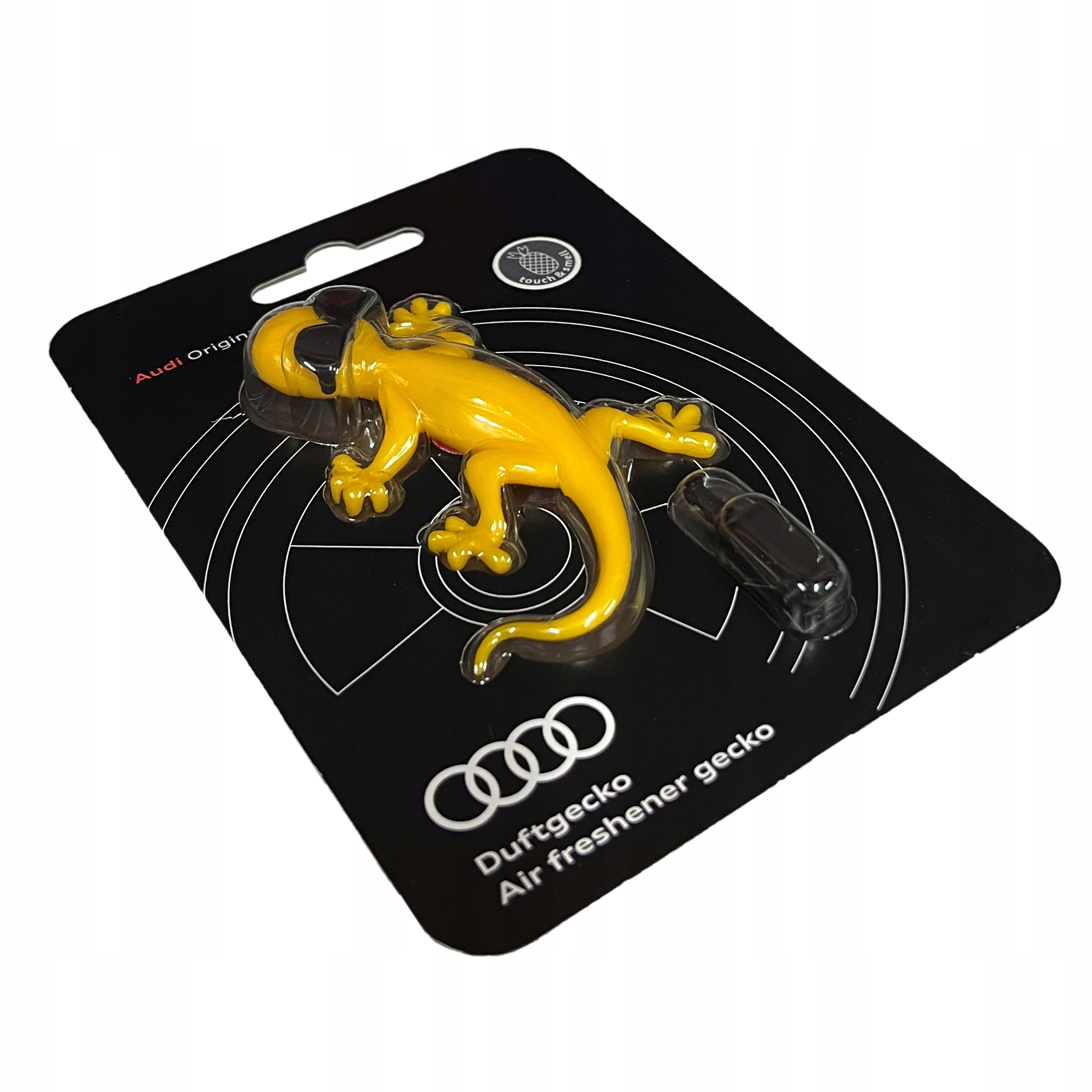 ZAPACH GEKON ŻÓŁTY ODŚWIEŻACZ DO SAMOCHODU AUDI 000087009AR