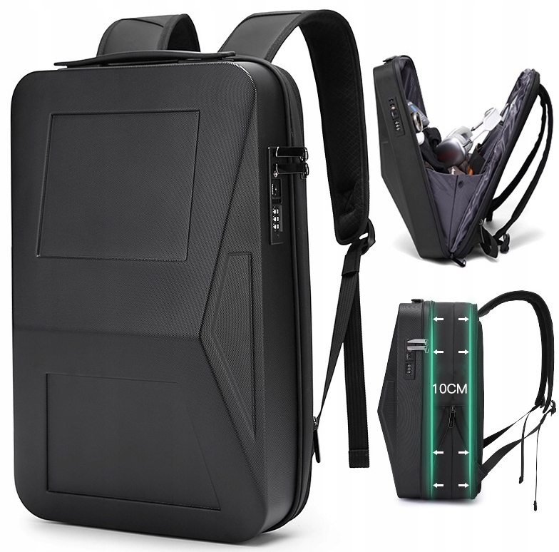 Cyberbackpack Plecak na Laptopa biznesowy Bange walizka Skorupa Miejski Tsa