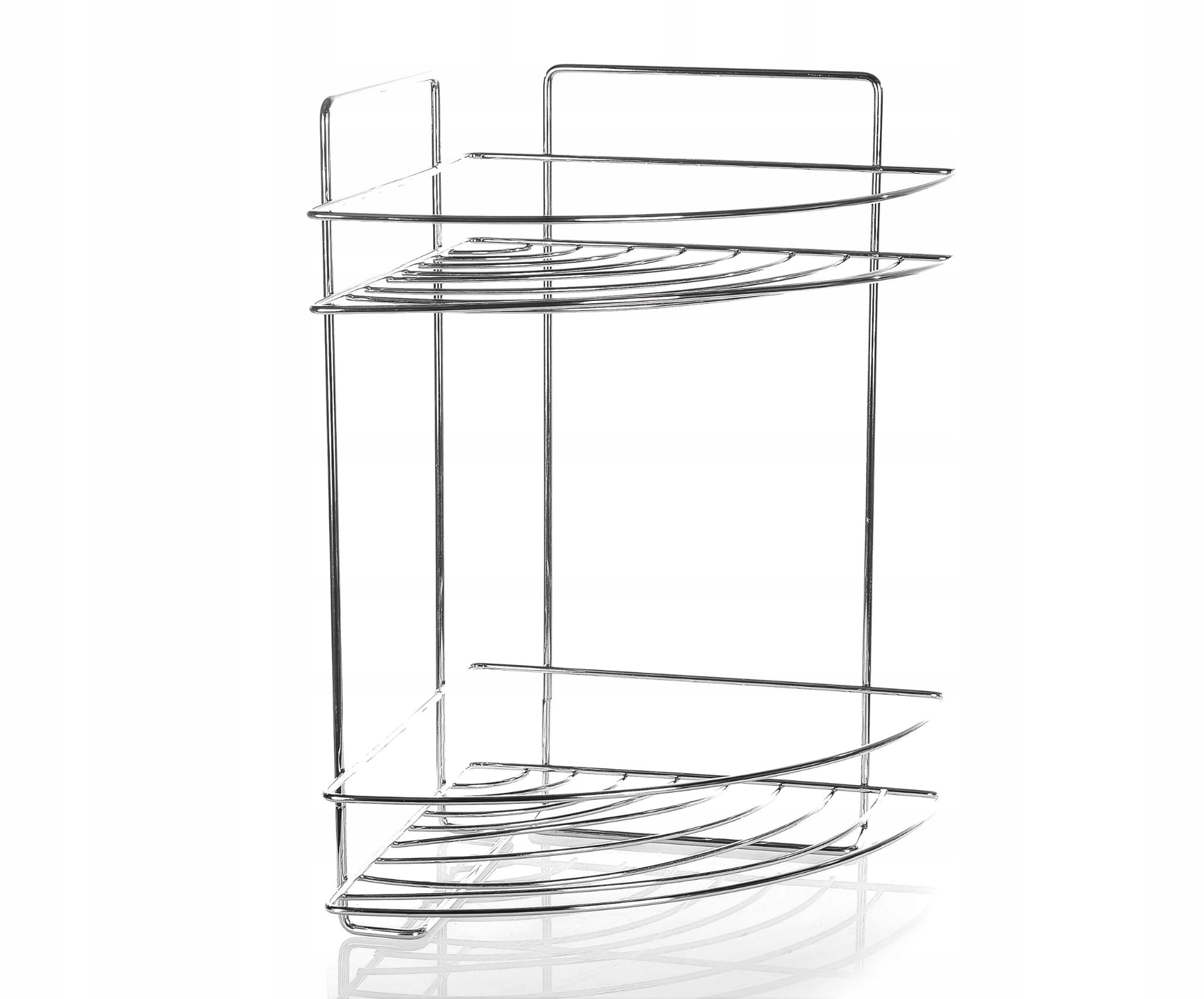 

Duża Półka Łazienkowa Narożna Wisząca Regał Koszyk