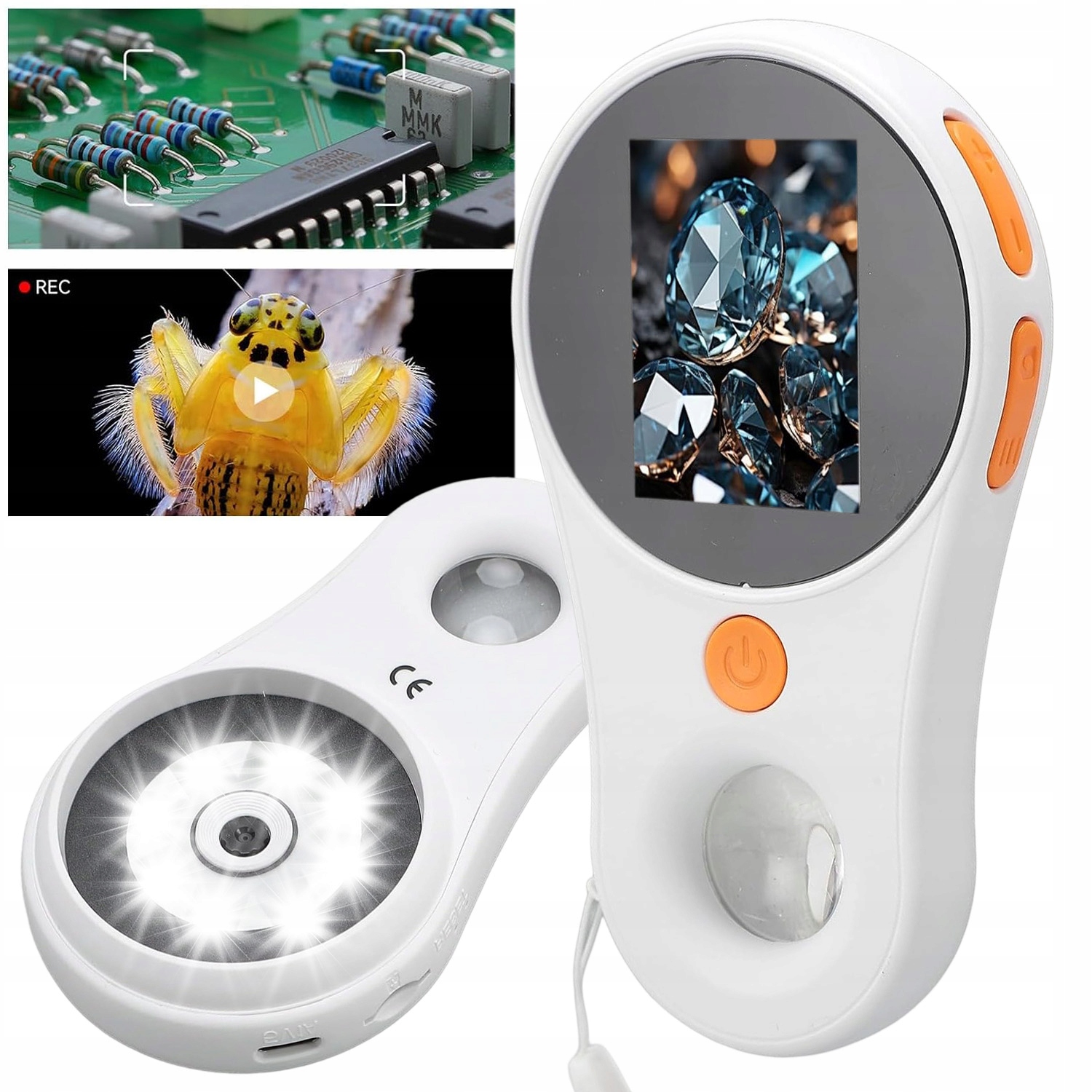 Digitální Optický Led Mikroskop Hd Usb Přiblížení 500X Pro Děti Sada