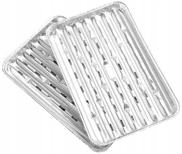 Tacka na grilla aluminiowa 22 x 29 cm 100 szt