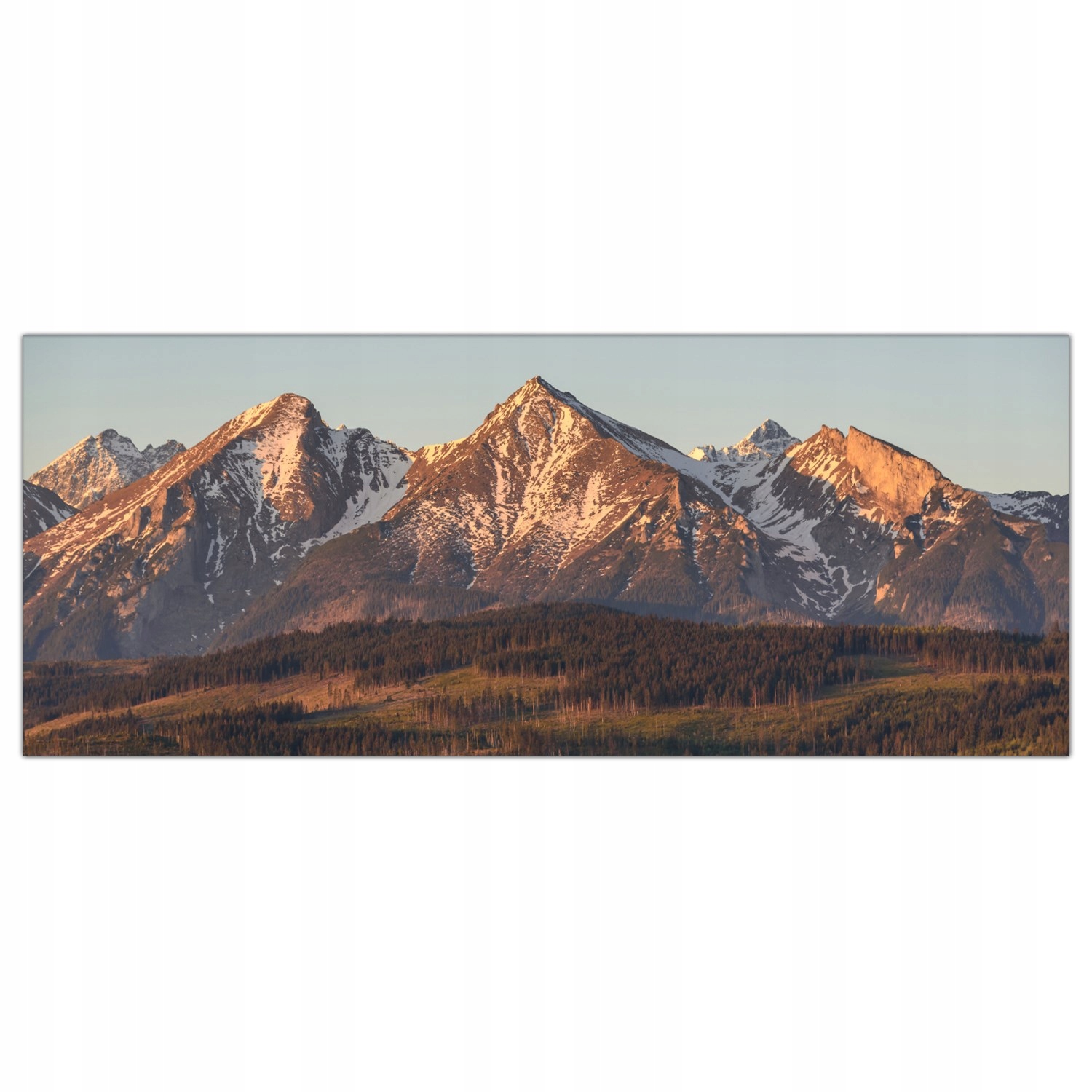 

Hartowany Obraz Szklany Poranek Góry Natura 125x50