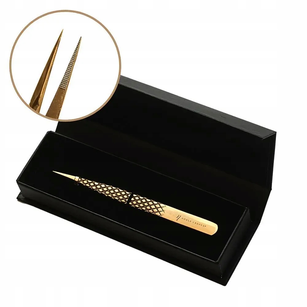 Pinzeta na řasy Noble Gold Pro 6