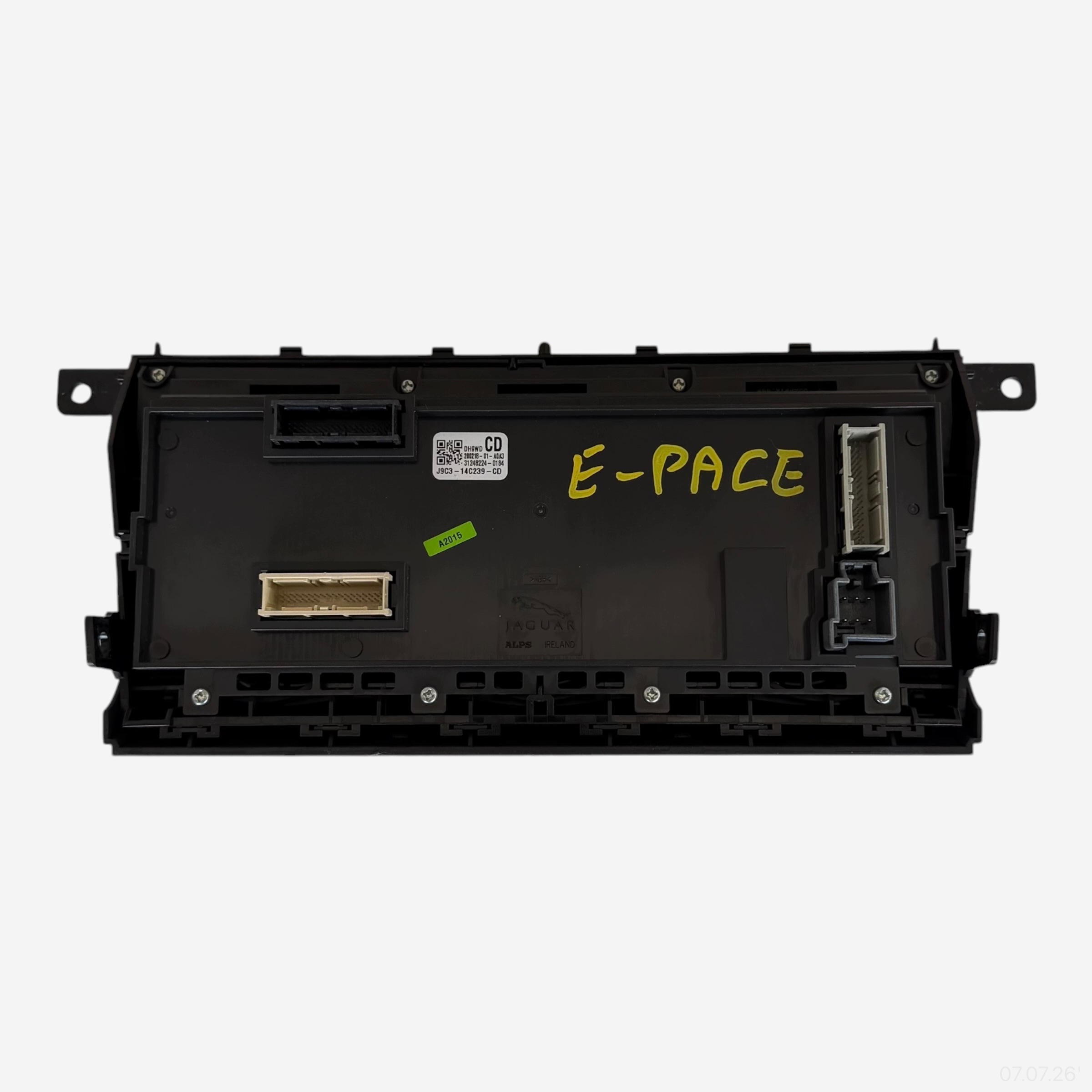 vezérlö panel a klímának JAGUAR E-PACE J9C3-14C239-CD