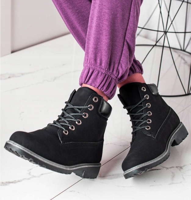 BUTY ZIMOWE DAMSKIE SPORTOWE OCIEPLANE ŚNIEGOWCE TRAPERY P4 Rozmiar 43