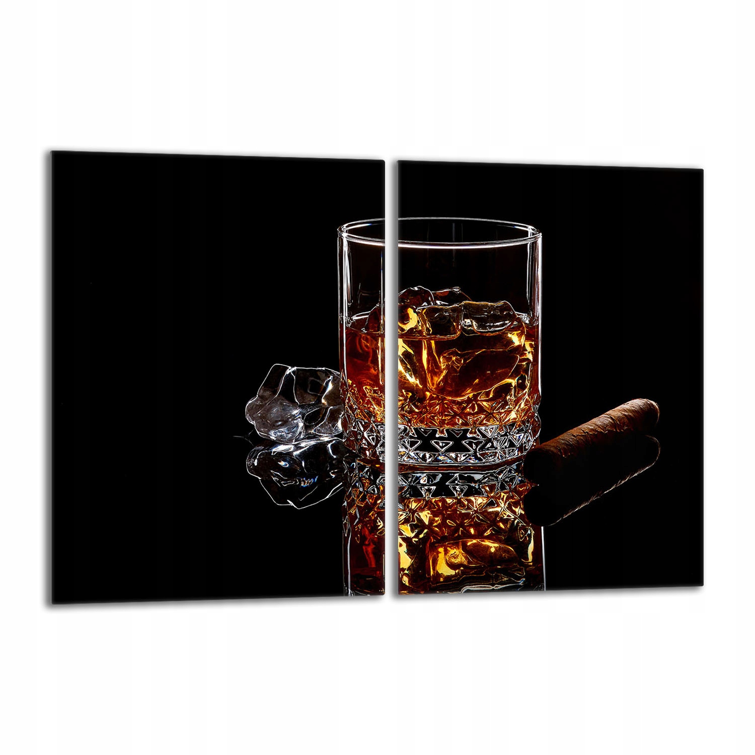 Skleněná ochranná deska na sporák 2x40x52 Whisky Do Kuchyně