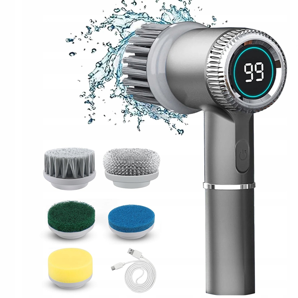 Levně Elektrický Rotační Čisticí Kartáč 5V1, Sada Pro Úklid A Čištění