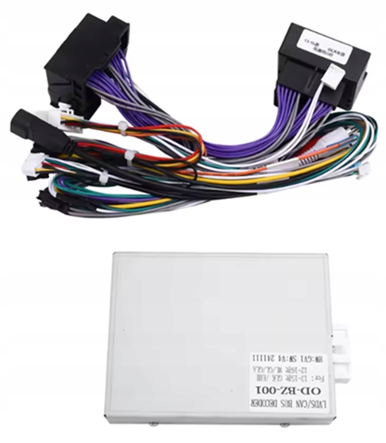 Wiązka Z Modułem Canbus Mercedes-benz X204 Glk 2012-2015 Do Radia Android