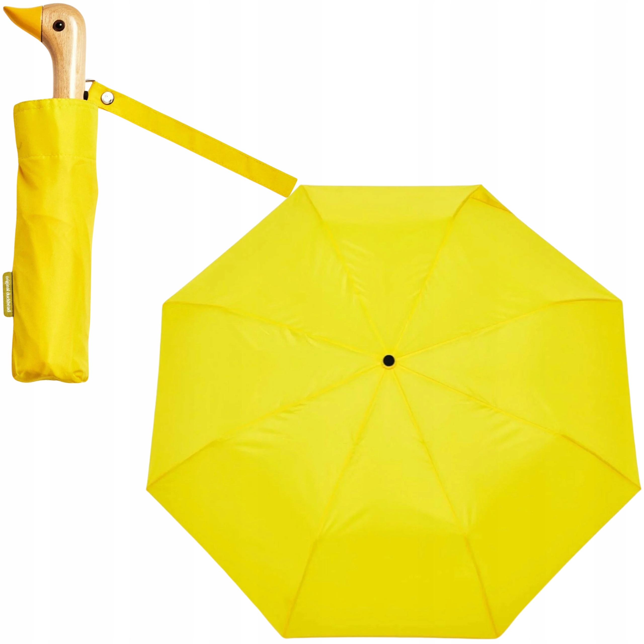 Skládací deštník Automatický designový deštník Žlutý Original Duckhead