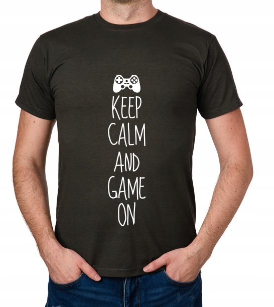 

koszulka Keep Calm And Game On prezent
