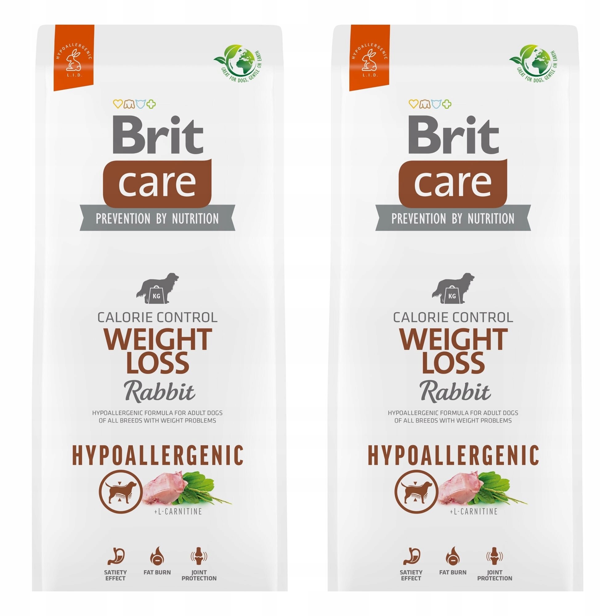 Sucha karma dla psa Brit Care Dog Hypoallergenic Weight Loss 2x12 kg