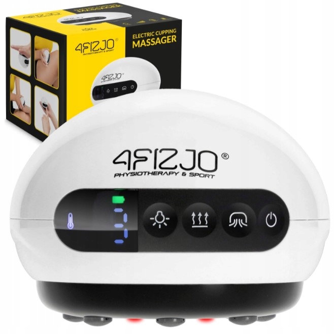 Bańka Chińska Elektryczna Do Masażu Antycellulit ujędrniająca skórę 4FIZJO