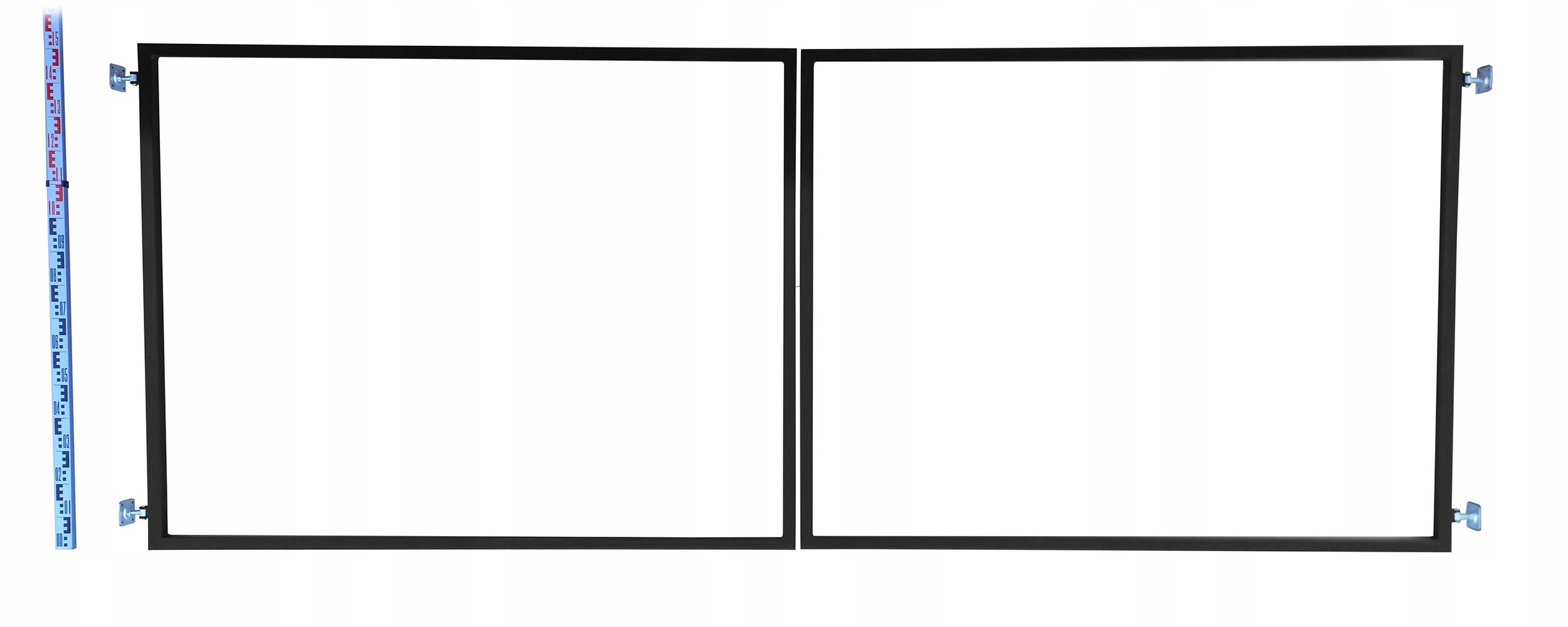 Brána Rama pro štafle a panely 150 cm Černá RAL9005 štafle Rámeček