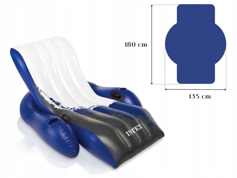 Materac do Pływania Dmuchany FLOATING Intex 58868 Stan opakowania oryginalne