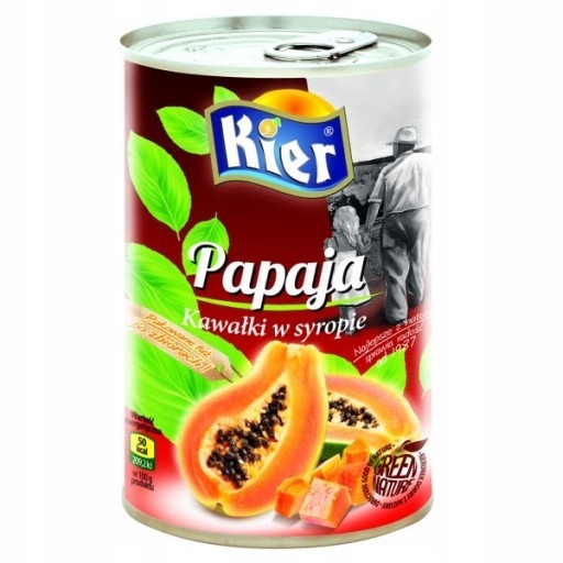 Levně Kier Papája kousky v lehkém sirupu 425 g