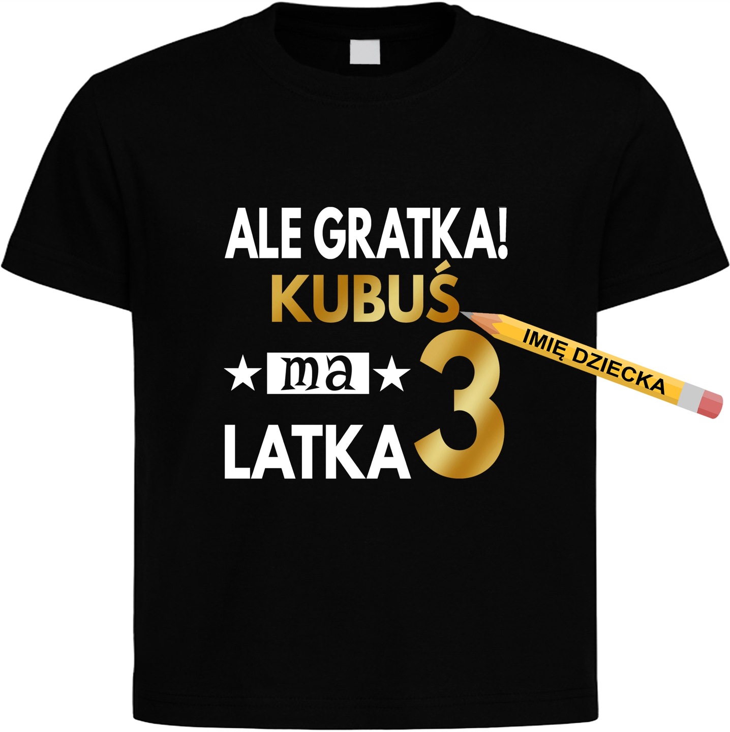 

Koszulka Ale gratka mam 3 latka, Imienna r. 98