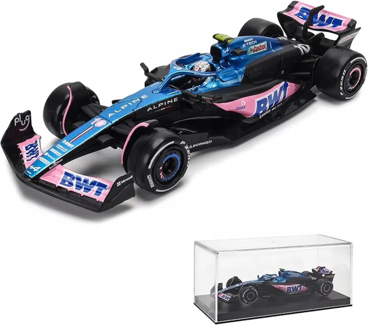 F1 Bwt Alpine A523 #10 P. Gasly Přilba BBurago 1:43