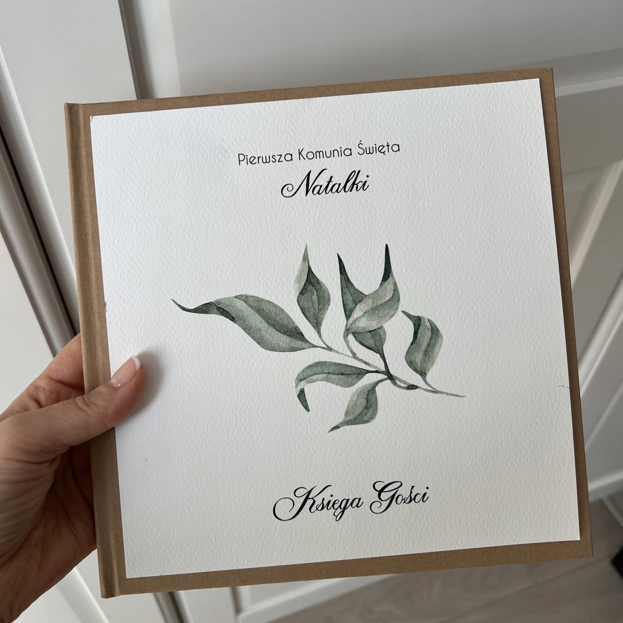 Rustikální krásná kniha společenských hostů 21x21