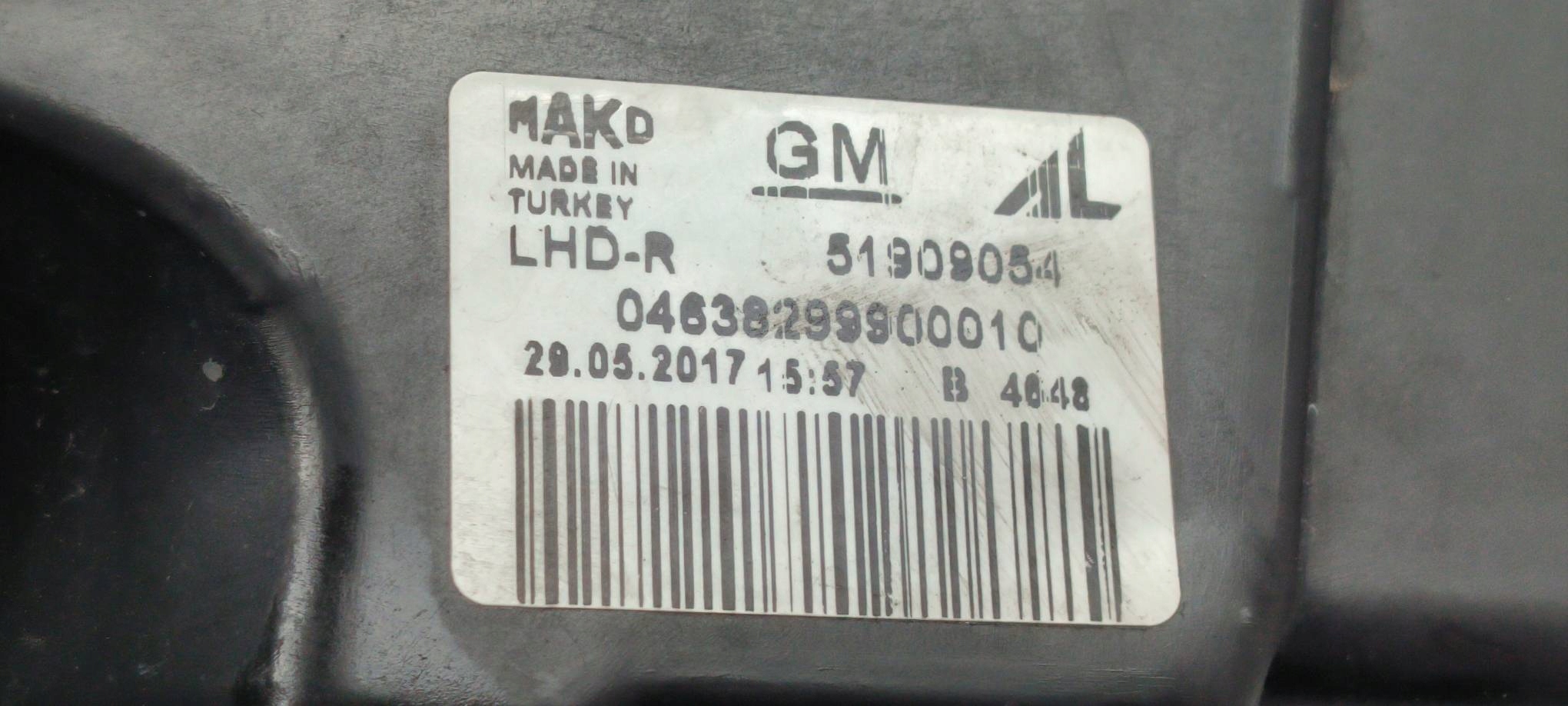 light left front 51909054 OPEL COMBO D