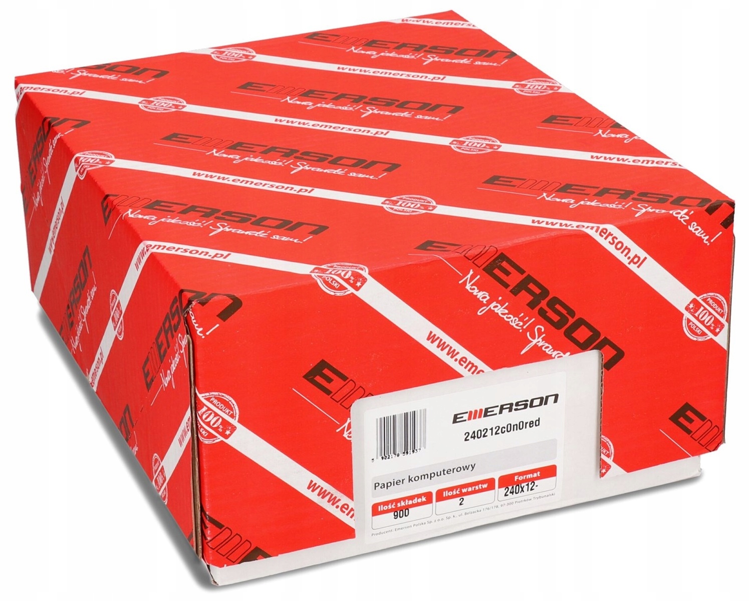 Papier Komputerowy Składanka Emerson 240 x 12 1+1 (2)