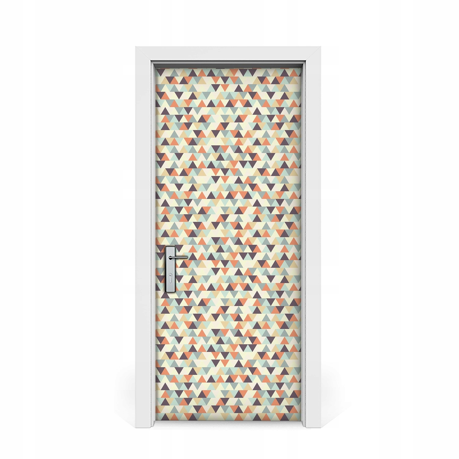 

Naklejka na drzwi Dużo małych trójkątów 85x205