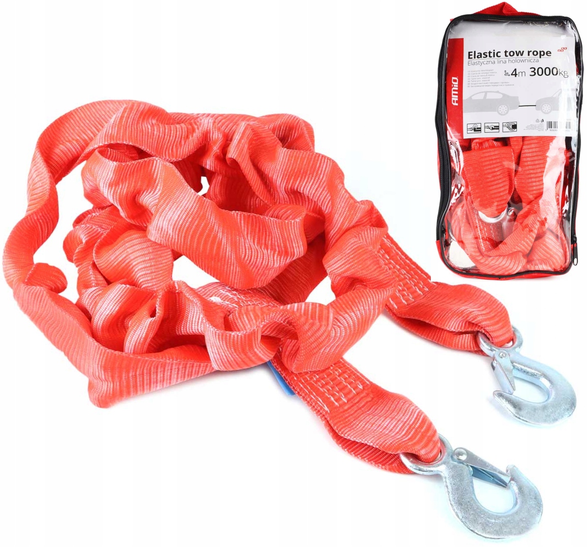 

Linka Holownicza 3T 3000KG 4M Elastyczna Z Hakami