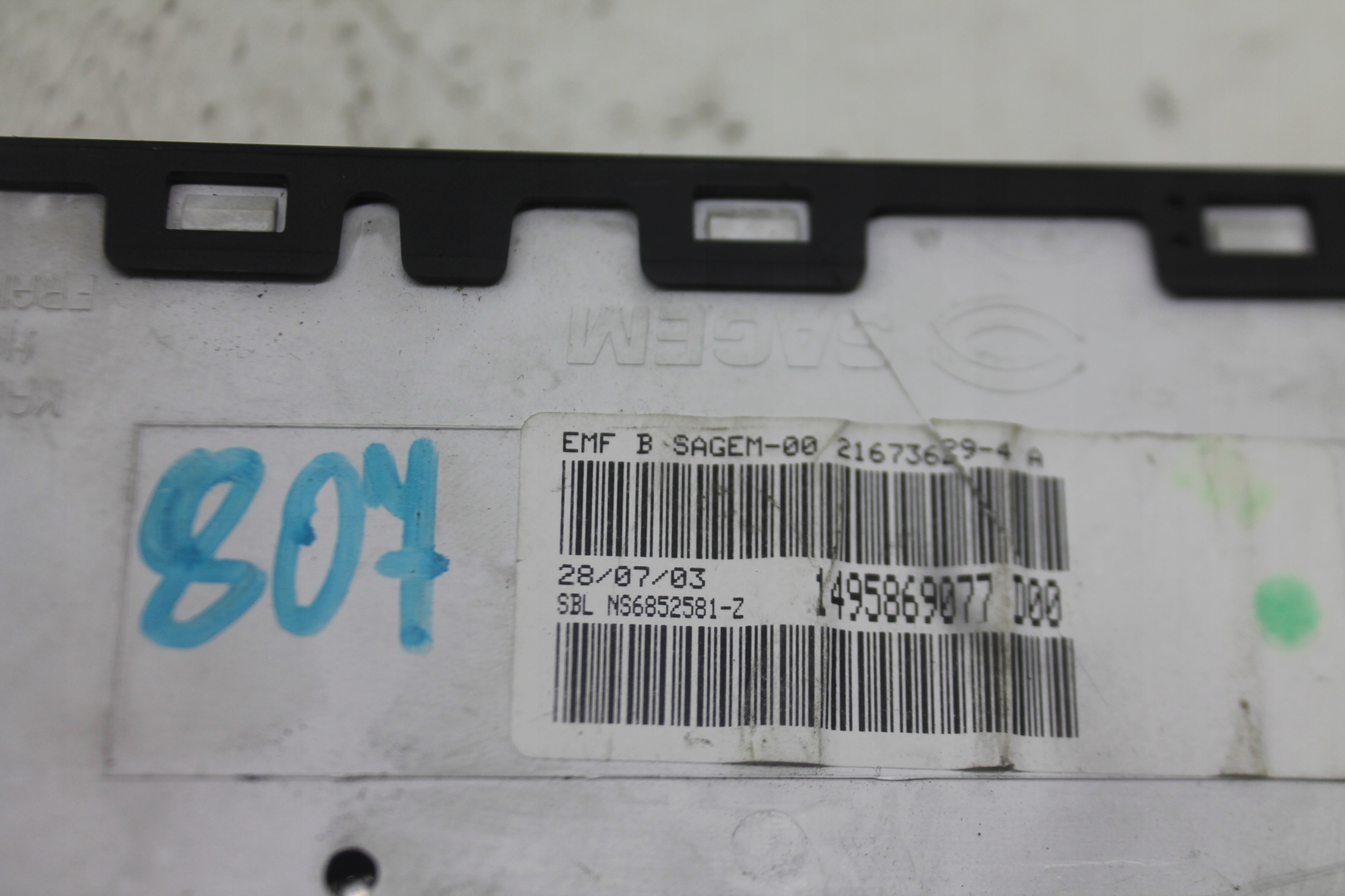 display clock 1495869077 CITROEN PEUGEOT