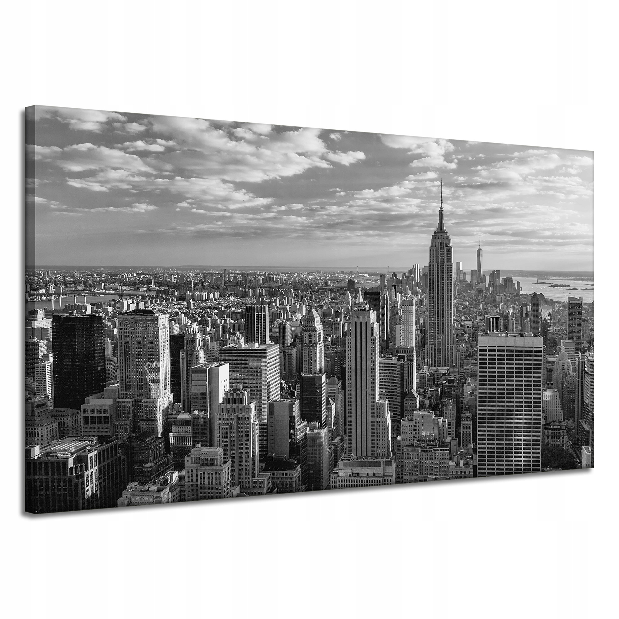 Černobílé obrazy na plátně Manhattan USA120X70