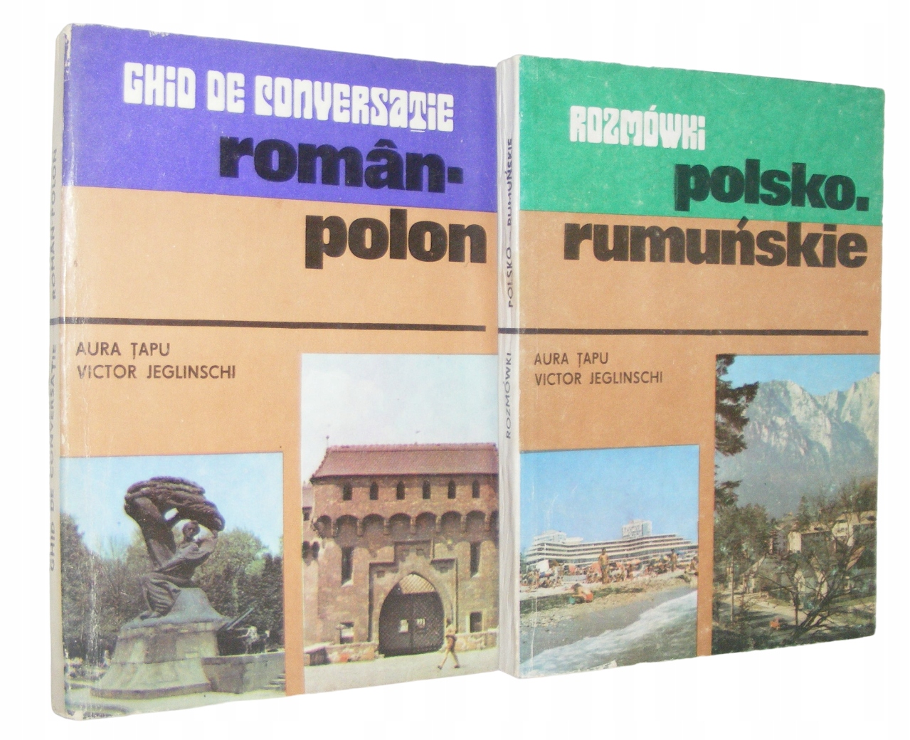 2 x Tapu Jeglinschi - ROZMÓWKI POLSKO RUMUŃSKIE + RUMUŃSKO POLSKIE BDB