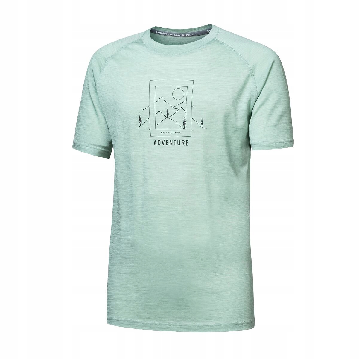 Sensor Merino Air Say Yes pánské triko kr.rukáv basil green velikost XXL