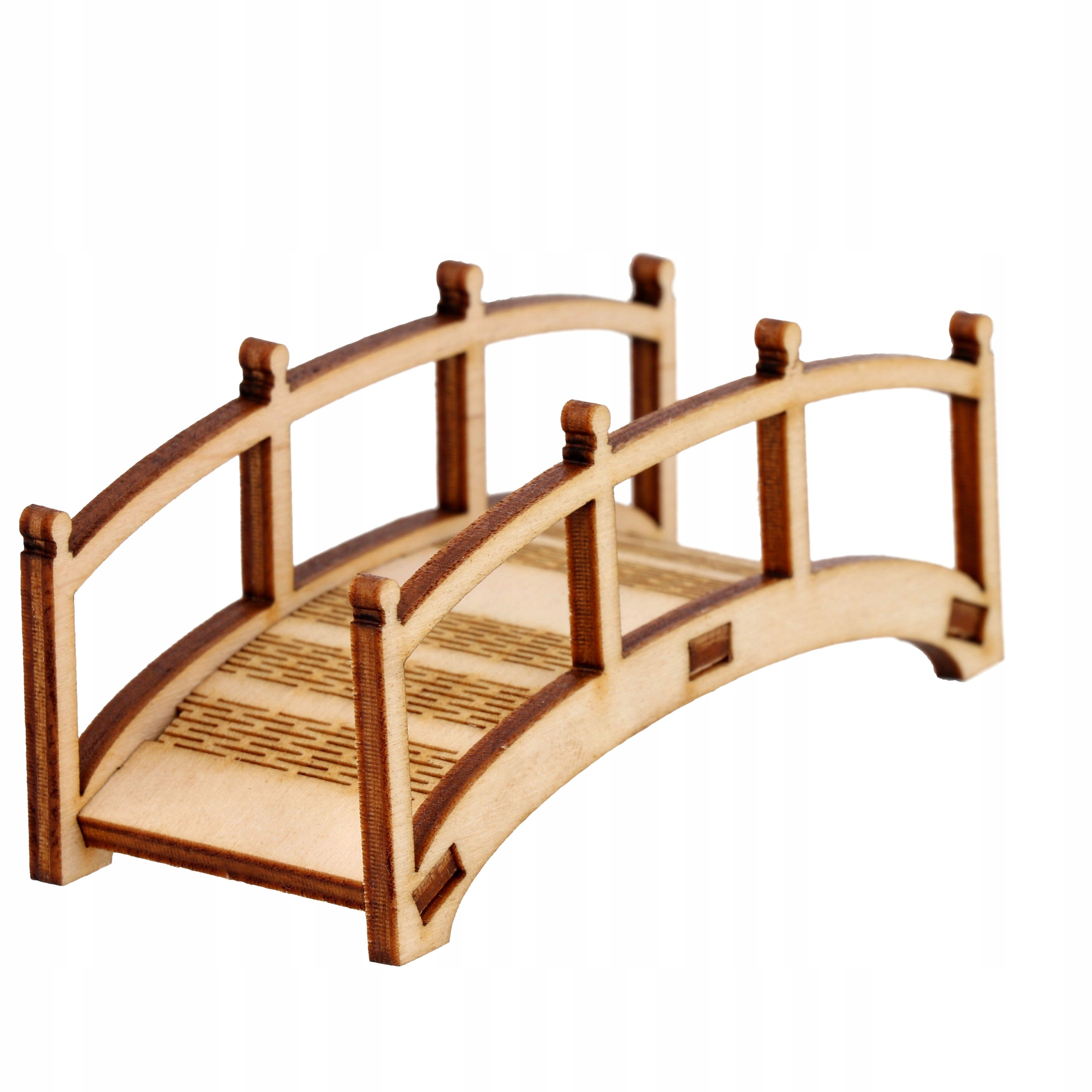 MINI MOSTEK MOST KŁADKA DREWNIANA LAS W SŁOIKU