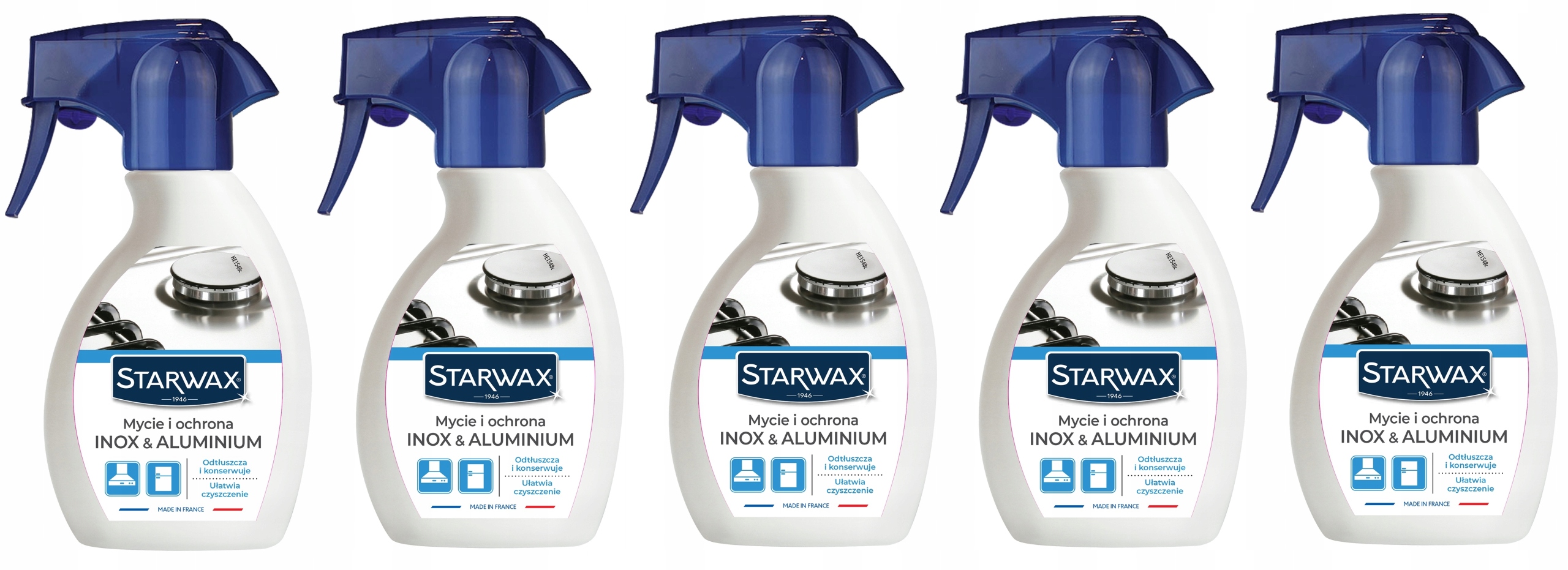 Levně 5x Starwax Inoks Aluminium Mytí Ochrana 250ML