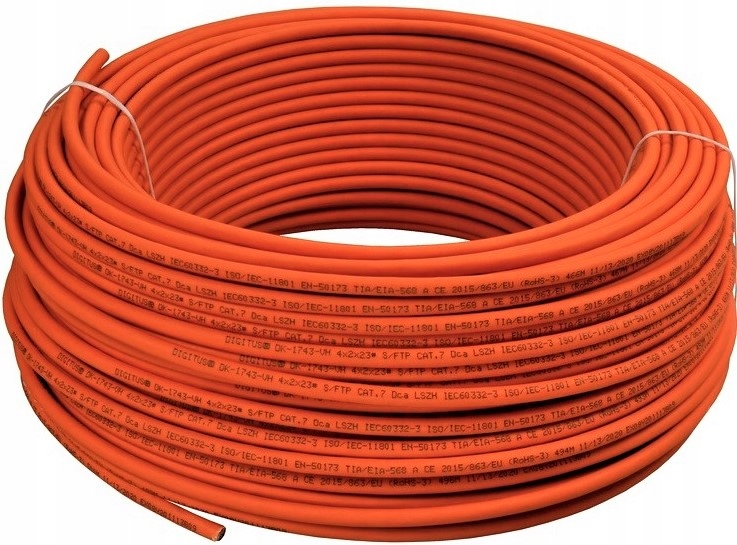 

Digitus Kabel Skrętka S/ftp kat.7 drut Lsoh 100m