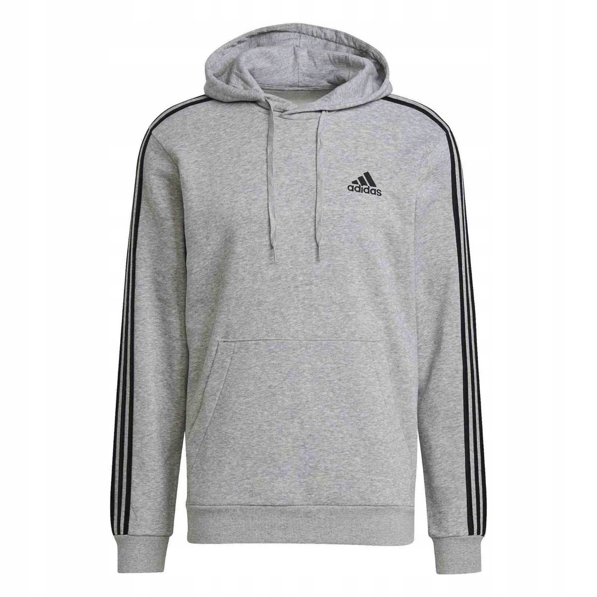 Pánská mikina s kapucí Adidas M 3S Fl Hd S