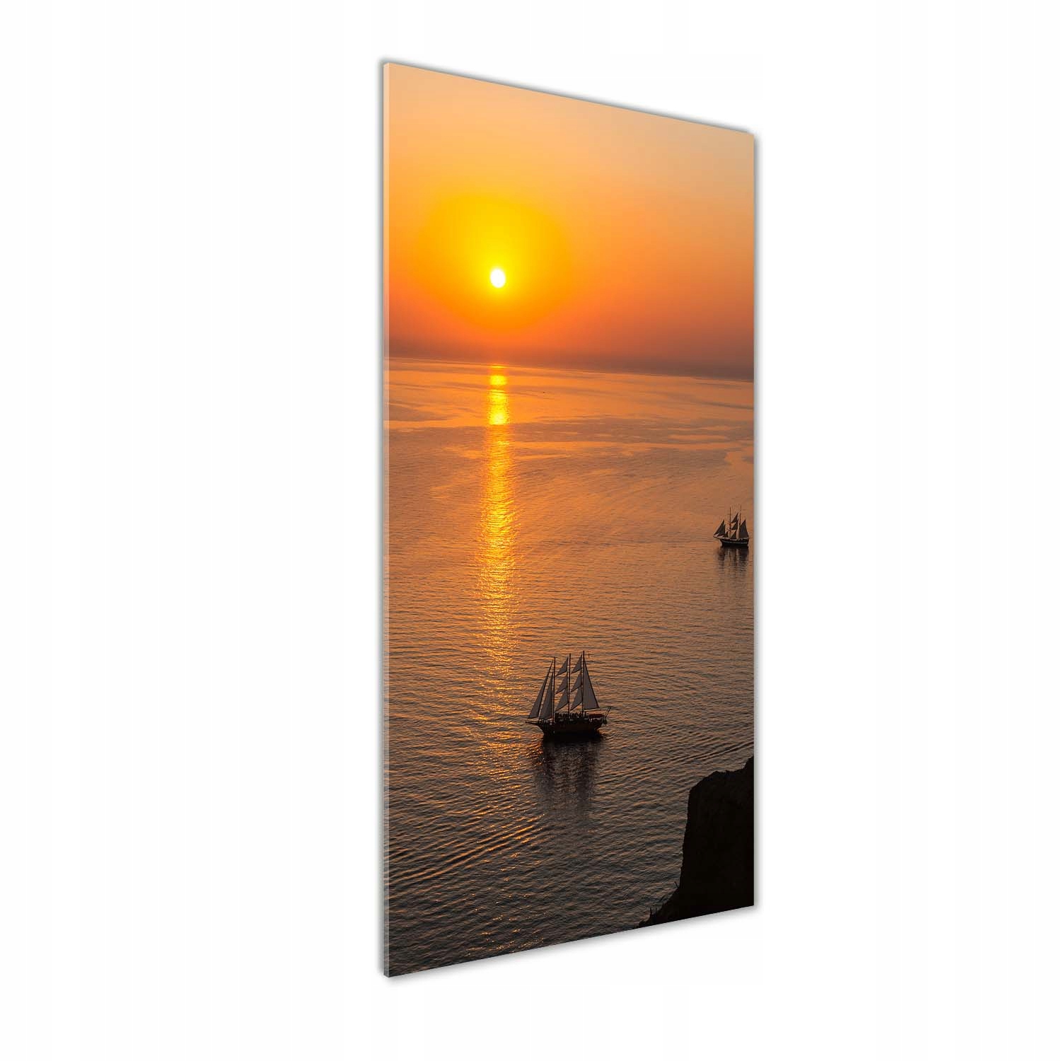 

Foto obraz akrylowy Zachód słońca morze 50x125cm