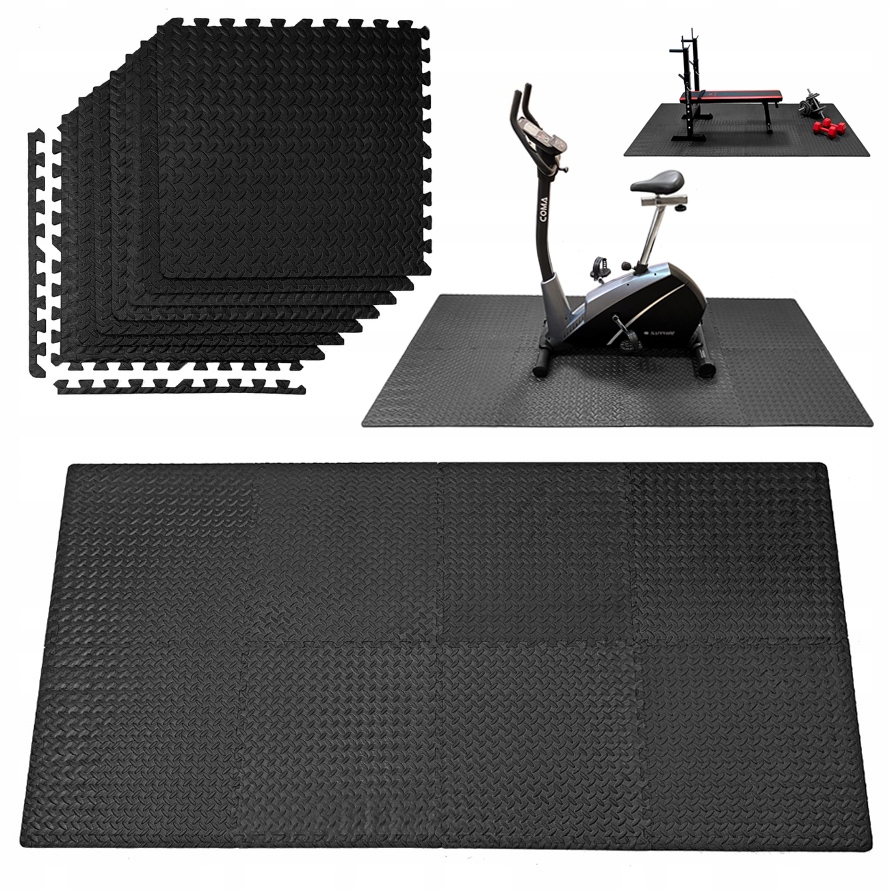 Gruba Mata ochronna Puzzle Pod Sprzęt Fitness do ćwiczeń Na Siłownię domowa