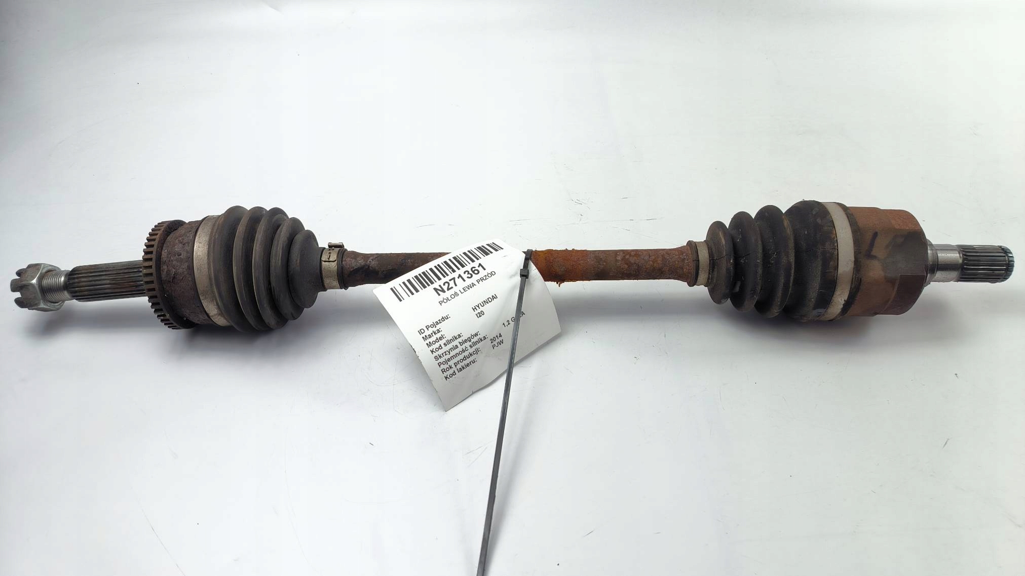 semi-axis left front HYUNDAI I20